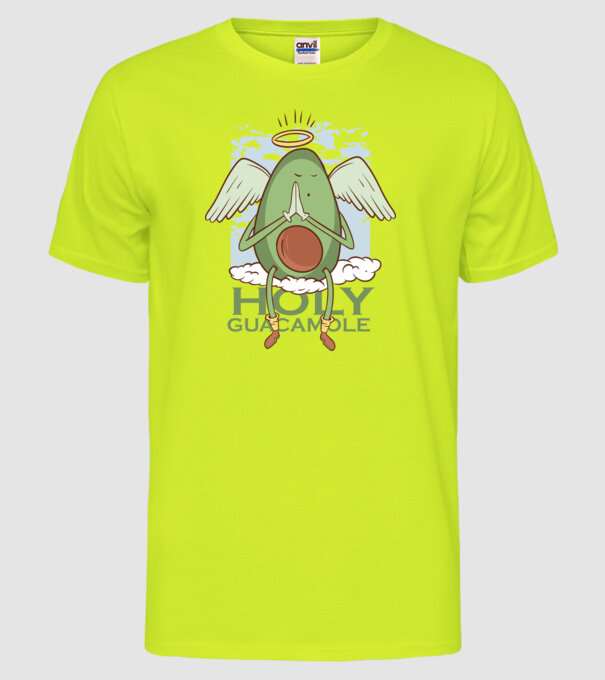 Rai avocado model galben neon pe tricou