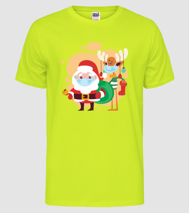 model galben neon pe tricou
