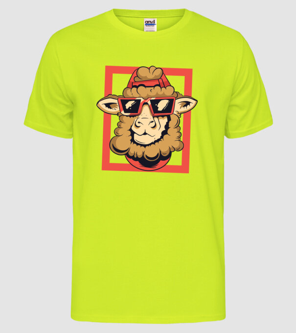 Miel cool model galben neon pe tricou