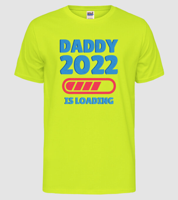 Tată 2022 ss model galben neon pe tricou