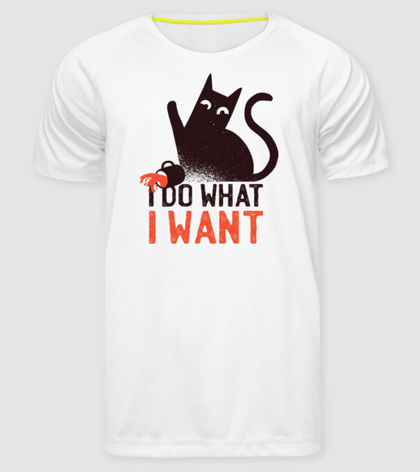 Fac ce vreau tricou cu pisică model alb pe tricou
