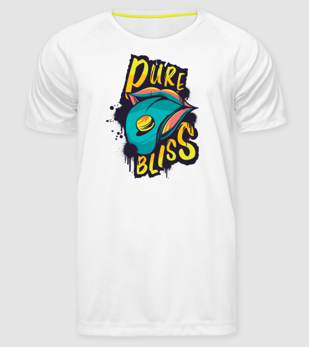 Tabletă drog model alb pe tricou