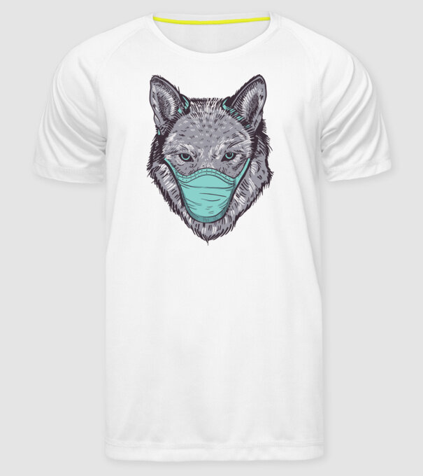 model alb pe tricou