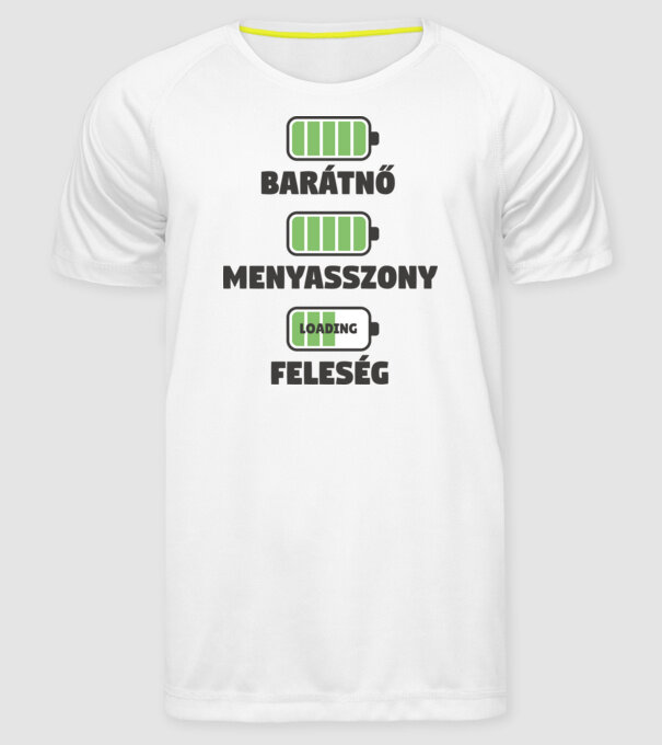 Soție model alb pe tricou