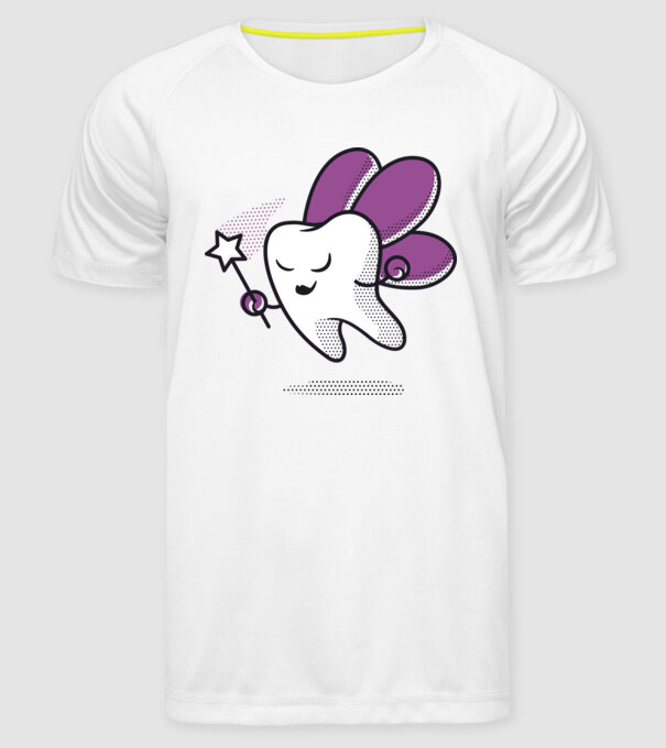 Zâna Măseluță model alb pe tricou