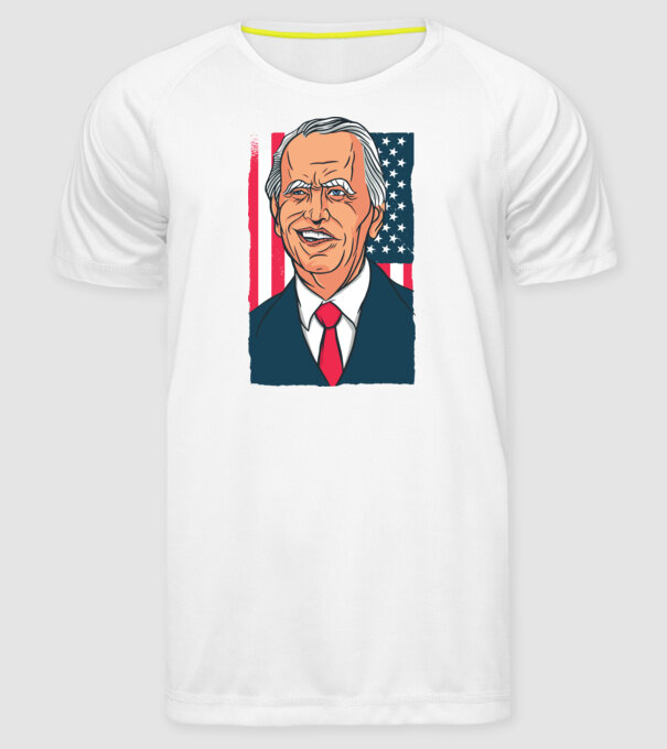 model alb pe tricou