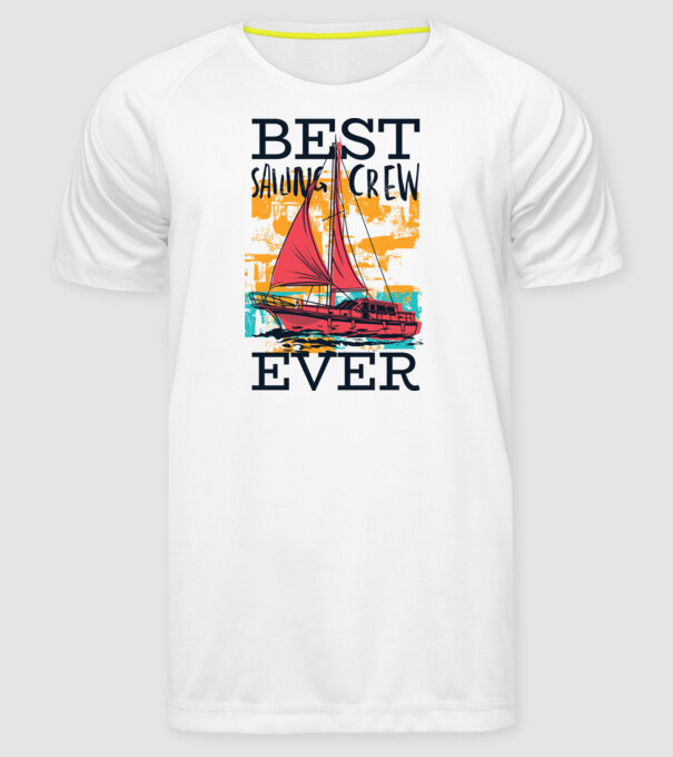 Cea mai bună echipă de navigație model alb pe tricou