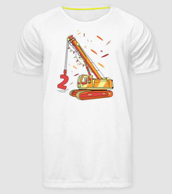 Prindere 2nd Birthday model alb pe tricou
