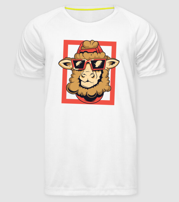 Miel cool model alb pe tricou