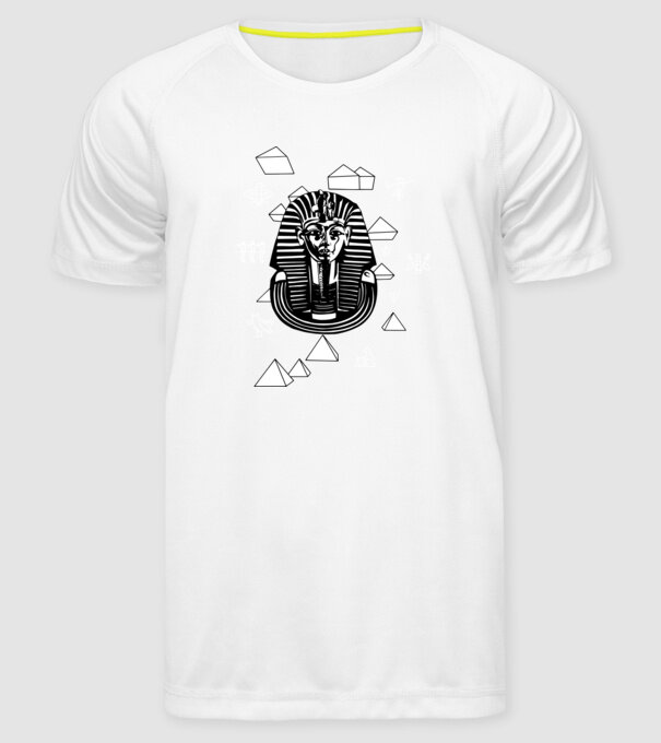 Egiptul Antic Faraon model alb pe tricou