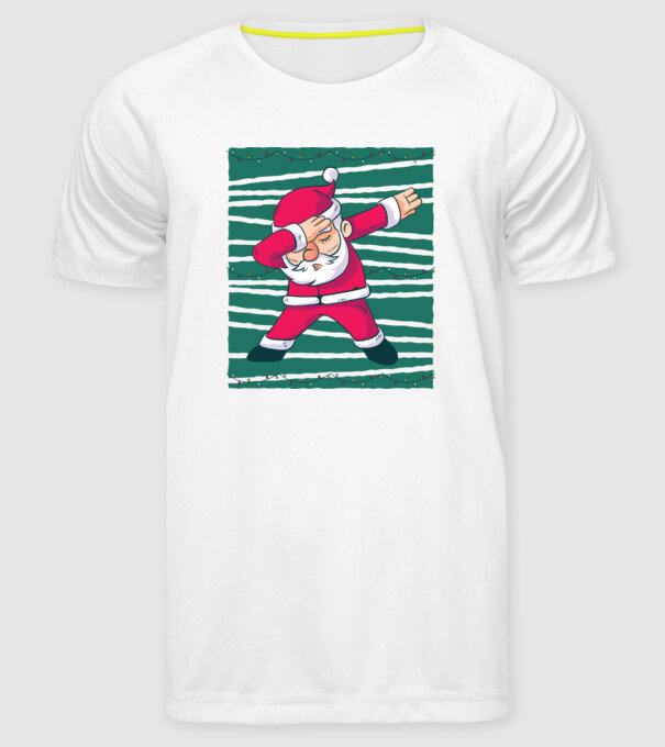 Moș Crăciun DAB Crăciun model alb pe tricou