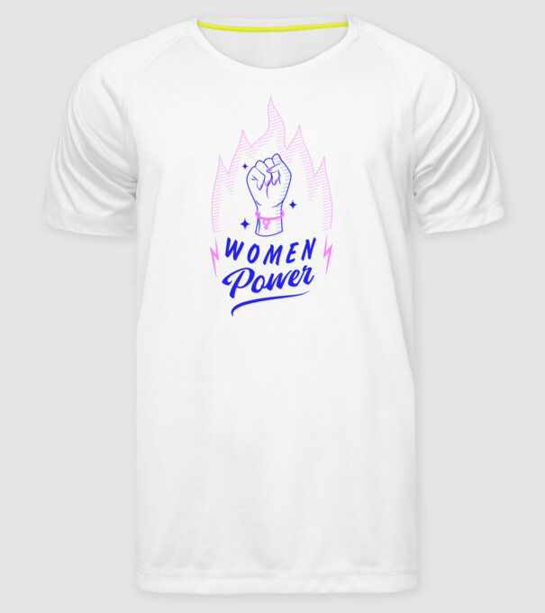 Women Power Ziua Femeii model alb pe tricou