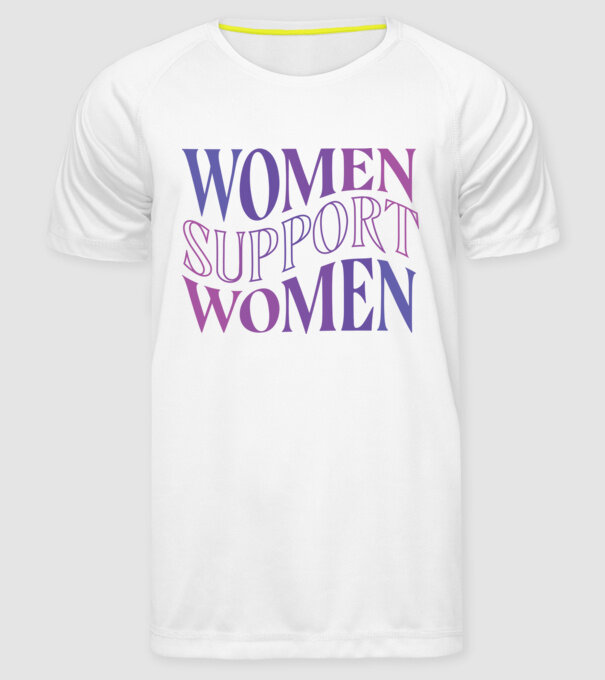 Women Support Women Ziua Femeilor model alb pe tricou