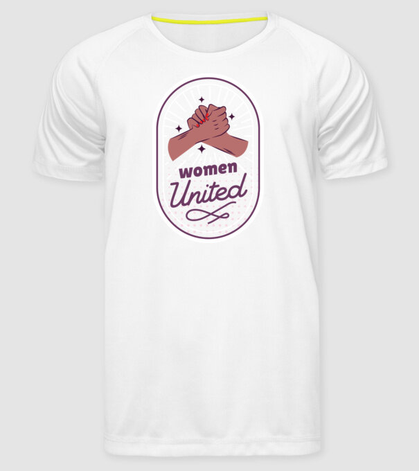 Women United Ziua femeii model alb pe tricou