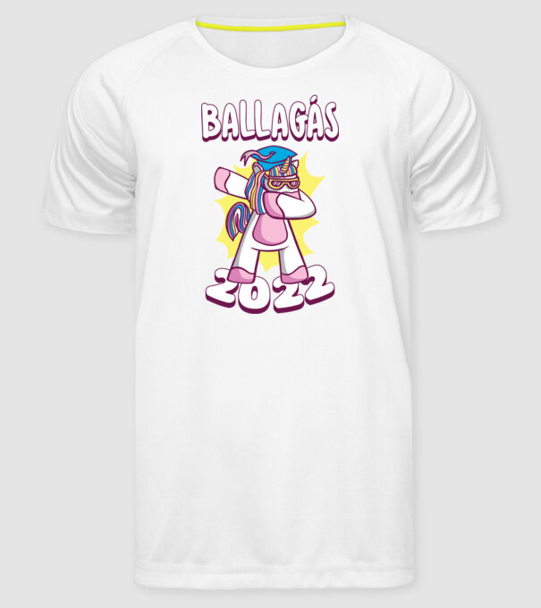 Inorog Bacalaureat model alb pe tricou