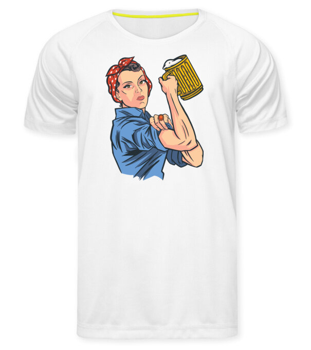  model  pe tricou