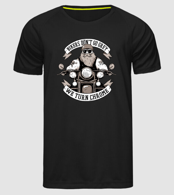 Motocicliștii nu devin cărunți model negru pe tricou