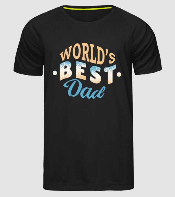 Cel mai bun Tătic din lume model negru pe tricou