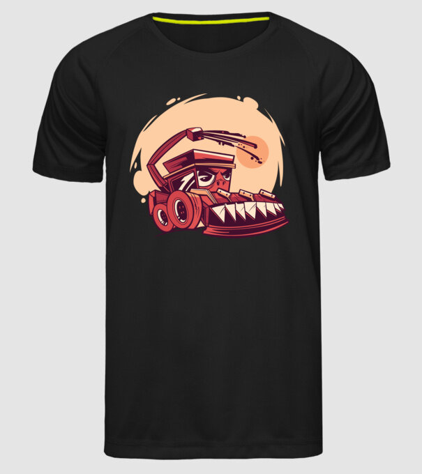 Secerătoare model negru pe tricou
