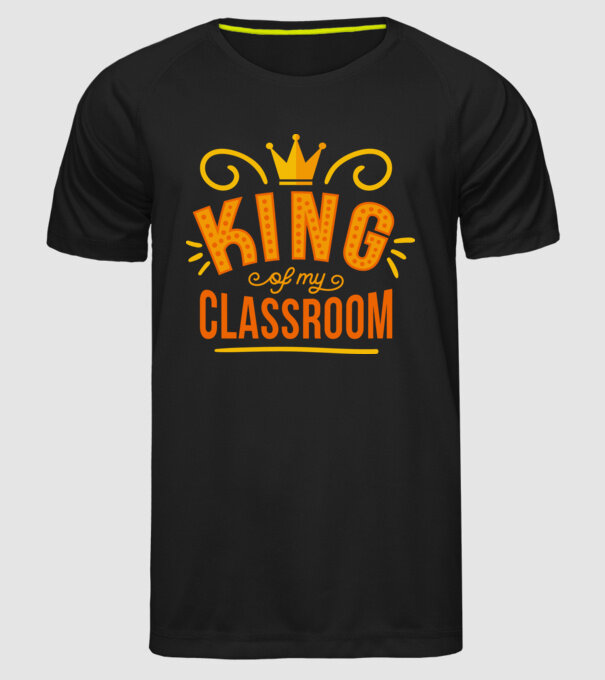 Regele clasei model negru pe tricou