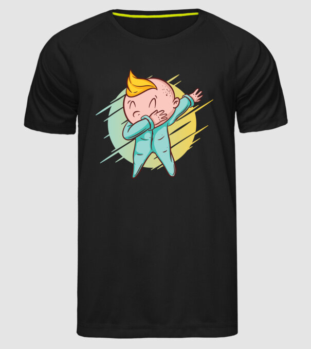 Bebe DAB model negru pe tricou