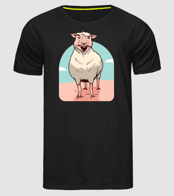Miel Șobolan model negru pe tricou