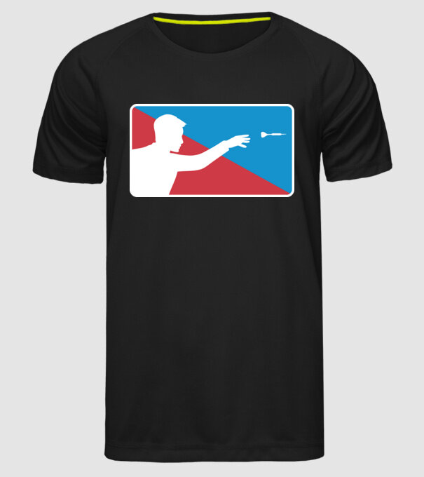 Darts MLB model negru pe tricou