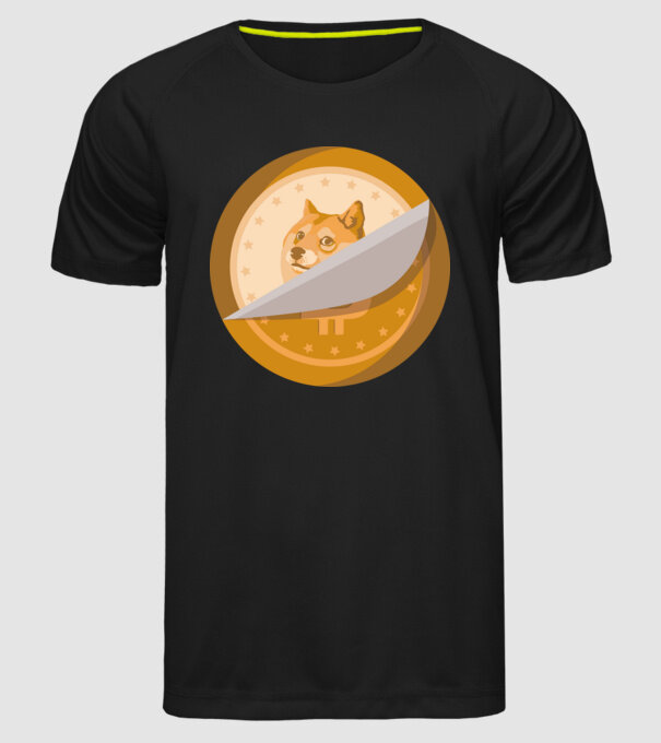 Dodge Coin model negru pe tricou