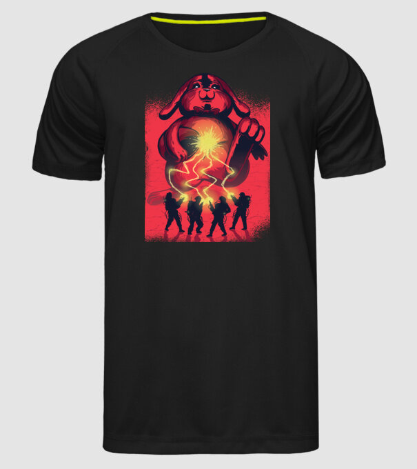 Easter Busters model negru pe tricou
