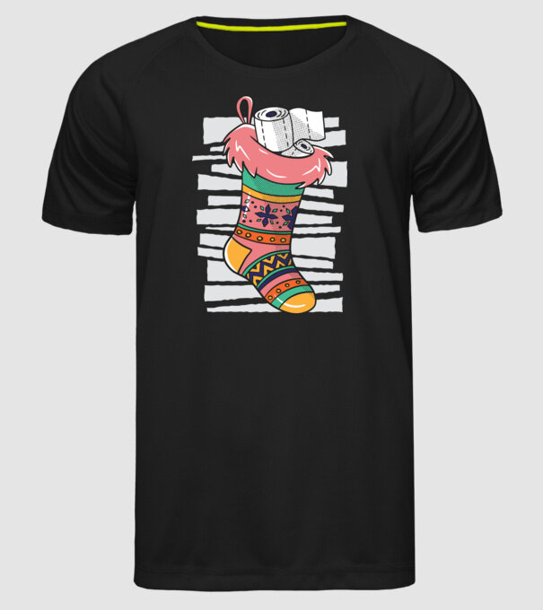 Christmas Gift 2020 model negru pe tricou