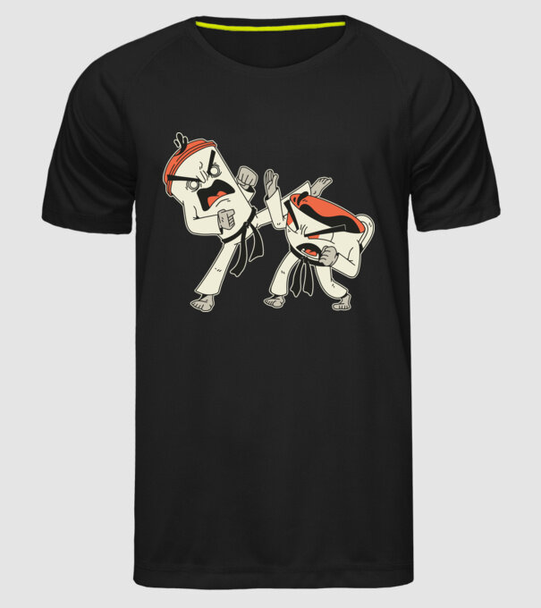 Cafea vs ceai model negru pe tricou