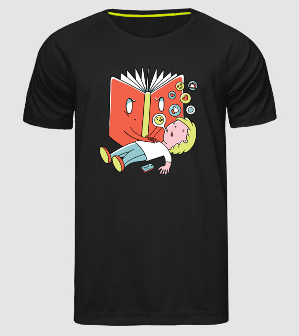 Carte Resuscitare model negru pe tricou