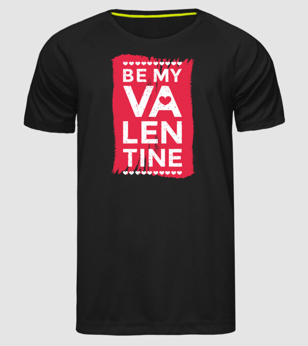 'Fii dragostea mea Tricou drăguț pentru Valentine''s Day' model negru pe tricou