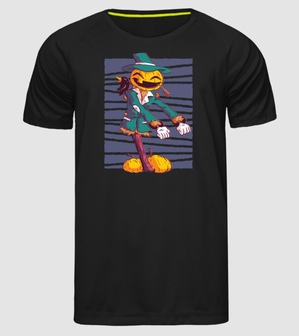 Sperietoare Halloween model negru pe tricou