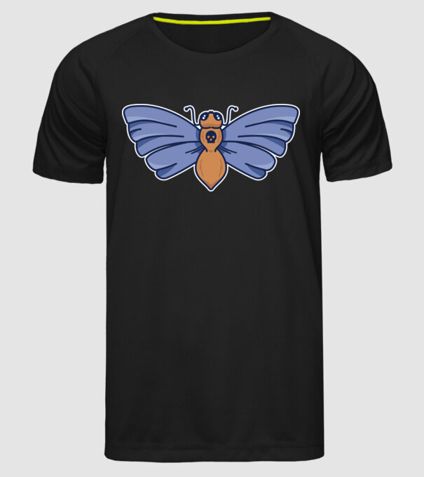 Molie model negru pe tricou