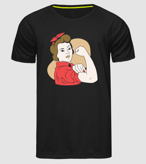 Emanciparea femeilor model negru pe tricou