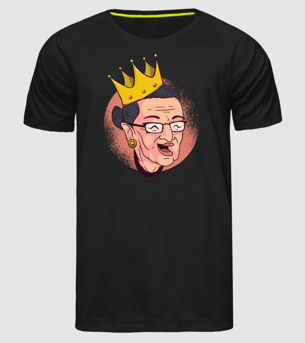 Ruth Bader Ginsburg model negru pe tricou