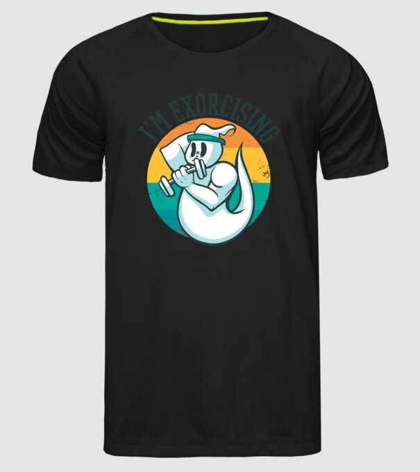 Antrenament Fantomă (Spirit?) model negru pe tricou