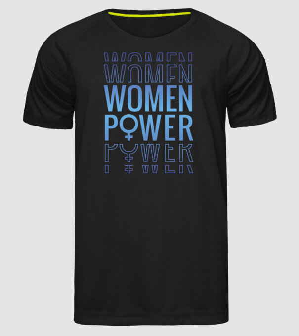 Women Power de Ziua Femeii model negru pe tricou