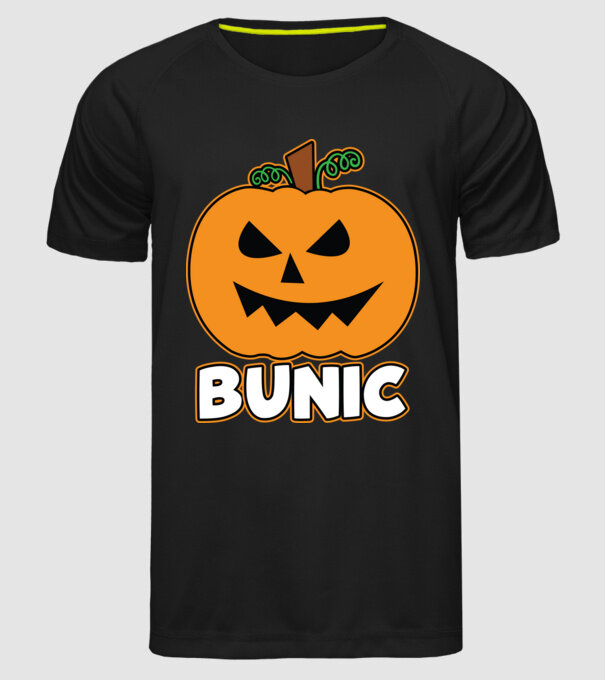 bunic model negru pe tricou