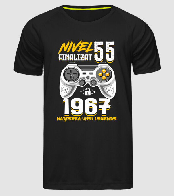 Nivel 55 finalizat. 1967 nașterea unei legende model negru pe tricou