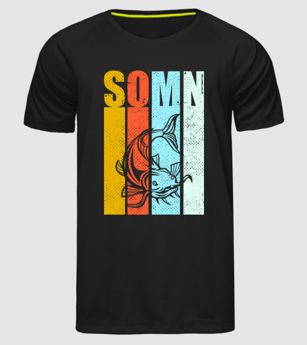 somn model negru pe tricou