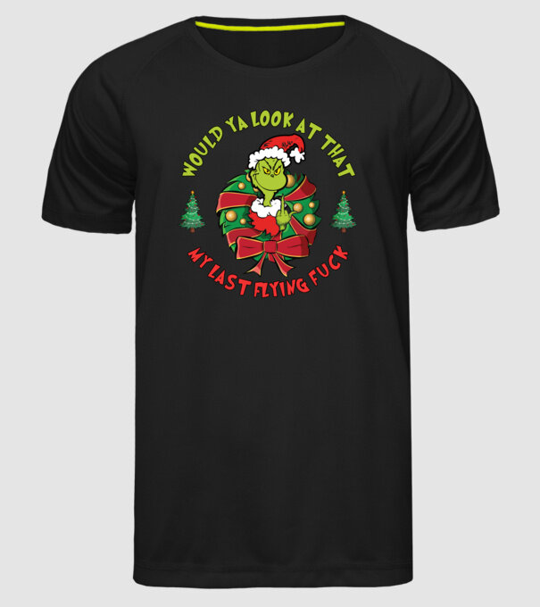 Would ya look at that - Grinch model negru pe tricou