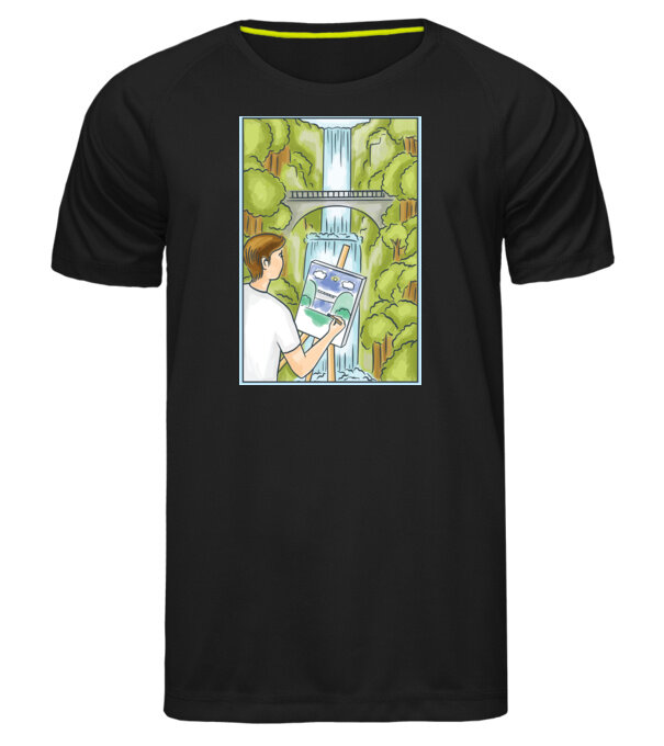  model  pe tricou