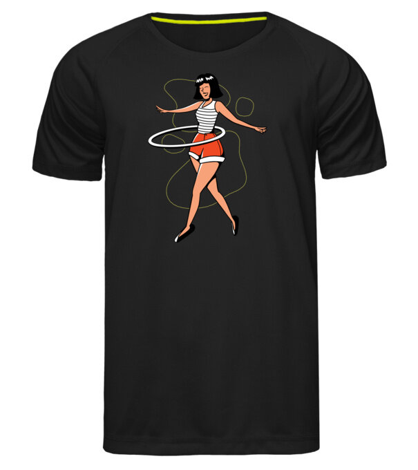  model  pe tricou