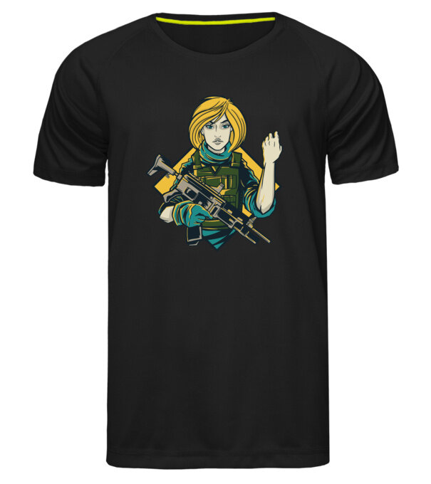  model  pe tricou