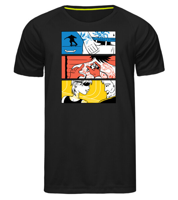  model  pe tricou