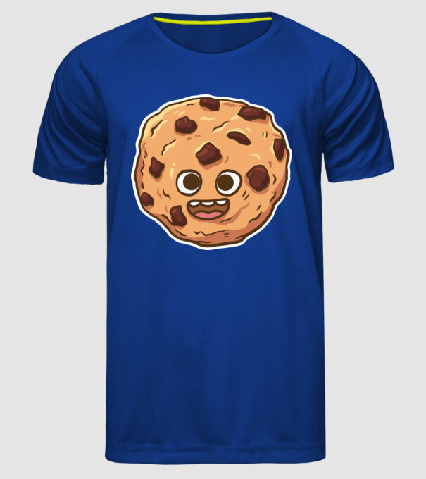 Cookie drăguț model albastru regal pe tricou