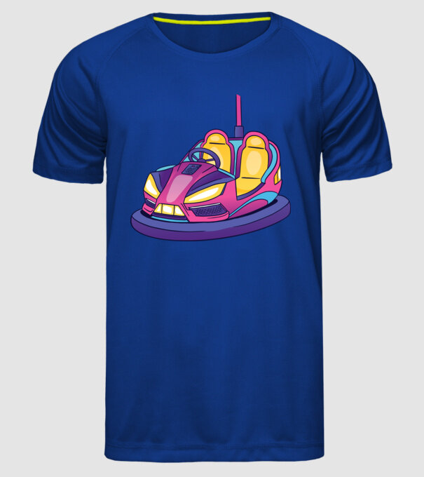 Dodgem model albastru regal pe tricou