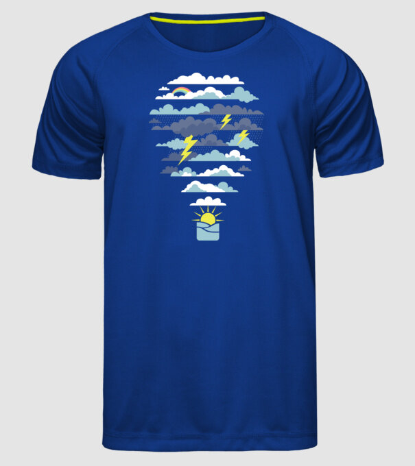 Nor Balon model albastru regal pe tricou